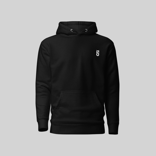 6 Front and Back Print Pullover Hoodie